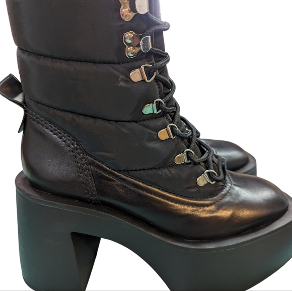 NEW...Larroude Chamonix Boot in Black ... Size 8 - Picture 2 of 12